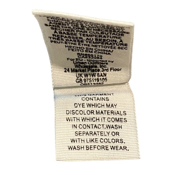 FREE PEOPLE Black Denim Skirt Frayed Hem Size 6 - Picture 6 of 6